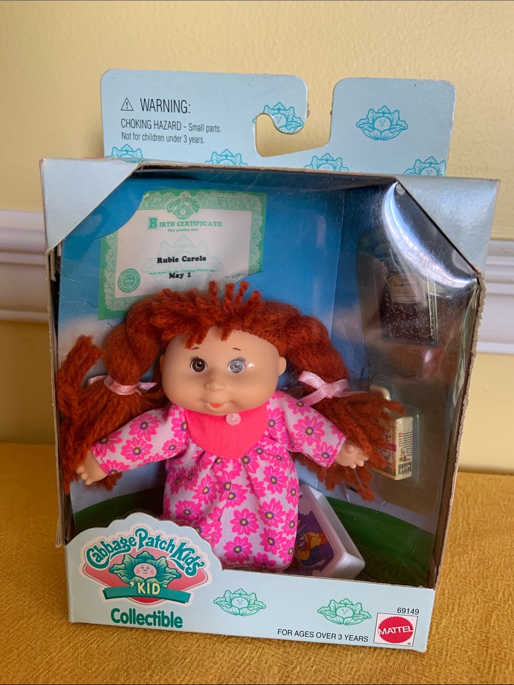 Mattel Cabbage Patch Kids Doll 1995 Rubie Carole New